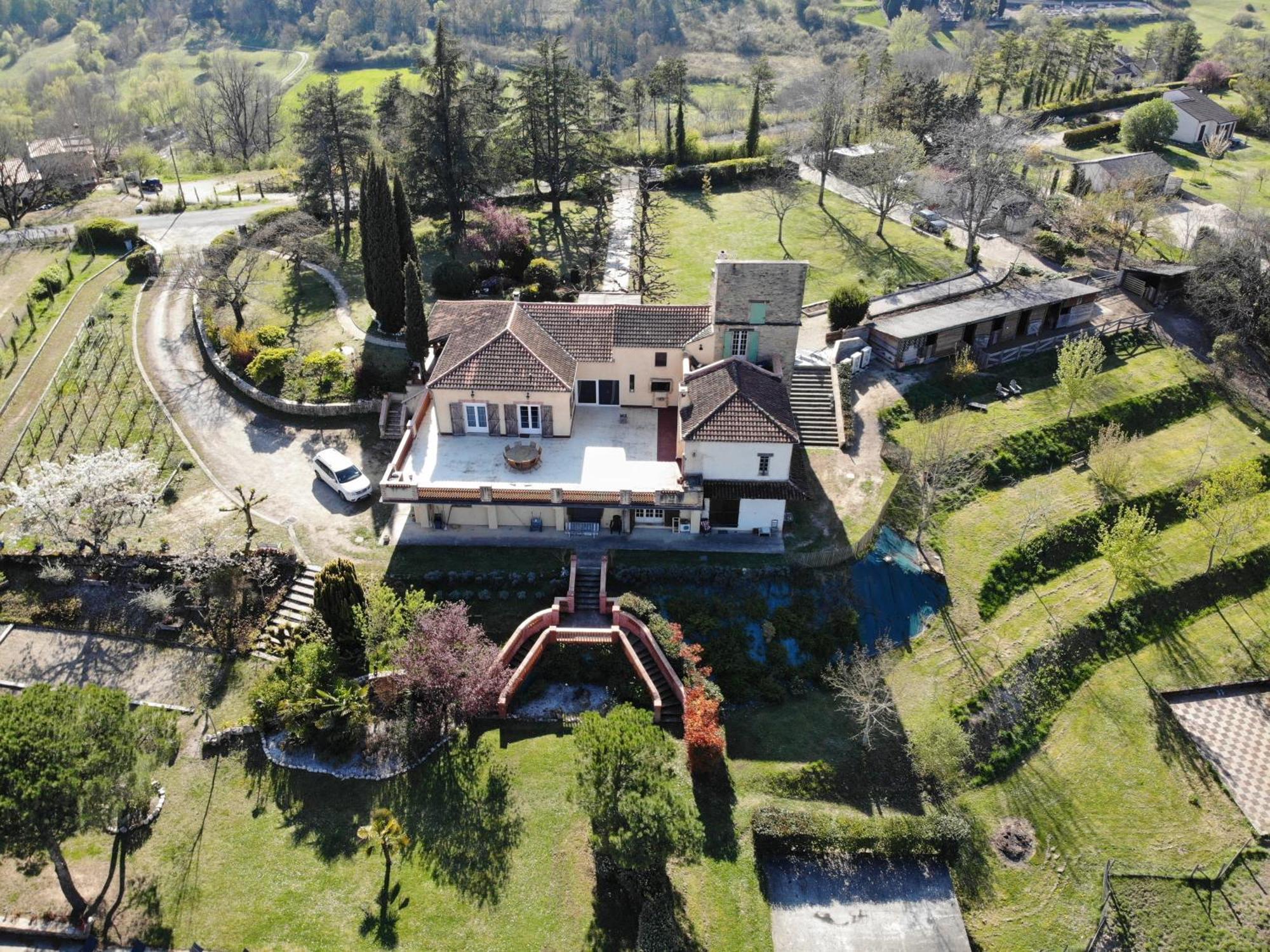 Villa Les Hauts Vallons Puylaroque Kültér fotó